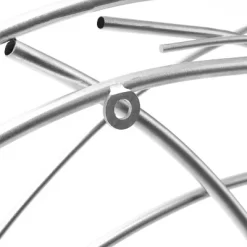 LuxenHome Silver Metal Abstract Swirl Round Wall Art Decor -Online Home Decoration GUEST bb2c44b9 13ac 47d4 a449 cd9b48d5f0ea