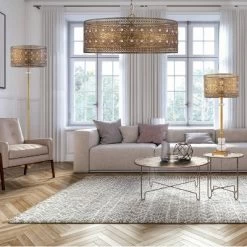 23.5" 3-Light Bryar Chandelier Brass/Crystal - River Of Goods -Online Home Decoration GUEST bcf9420d dfdd 414a a94e 4eeb5e24a75e