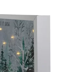 Northlight LED Lighted Let It Snow Winter Forest Christmas Canvas Wall Art 10" X 10" 7 Northlight LED Lighted Let It Snow Winter Forest Christmas Canvas Wall Art 10" X 10" -Online Home Decoration GUEST bd202c11 0e21 430a a428 dc833b3169c9