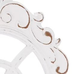 LuxenHome Distressed White Wood Vintage Arched Window Wall Home Decor -Online Home Decoration GUEST bd999b13 e425 42c3 b922 7f2259fc01ba