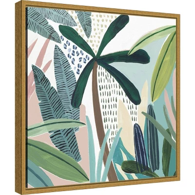 16" X 16" Tropical Rainforest I By Isabelle Z Framed Canvas Wall Art - Amanti Art 3 16" X 16" Tropical Rainforest I By Isabelle Z Framed Canvas Wall Art - Amanti Art