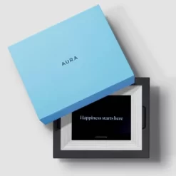 9" Mason Quartz Digital Photo Frame White - Aura Home -Online Home Decoration GUEST bdea342b e545 4dd8 91bf 51df7e954339