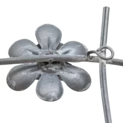 Flower Gray Metal Wall Art - Foreside Home & Garden -Online Home Decoration GUEST c2428ea5 a708 4b4c 9fed 3fd780defd18
