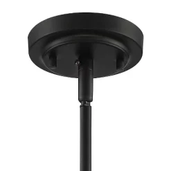 Regency Hill Aurine Matte Black Pendant Chandelier 18" Wide Modern Clear Crystal Glass Leaf 5-Light Fixture For Dining Room Foyer House Kitchen Island -Online Home Decoration GUEST c50be299 9f0c 4582 8e89 9d686c99c1e7