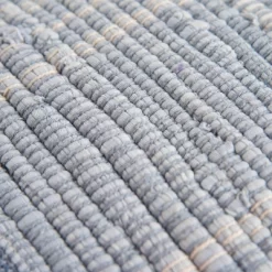 18"x18" Polyester Filled Color Blocked Square Throw Pillow Blue - Rizzy Home