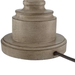 Regency Hill Traditional Buffet Table Lamps 28" Tall Set Of 2 Natural Candlestick Cream Bell Shade For Dining Room -Online Home Decoration GUEST c583e038 673d 4647 8894 f980dfc8aad9