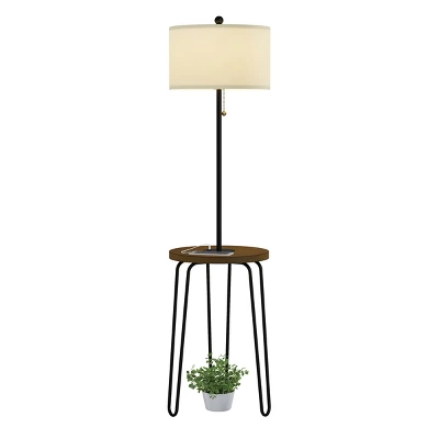 Floor Lamp End Table (Includes LED Light Bulb) - Modern Hairpin Legs 6 Floor Lamp End Table (Includes LED Light Bulb) - Modern Hairpin Legs - Image 4