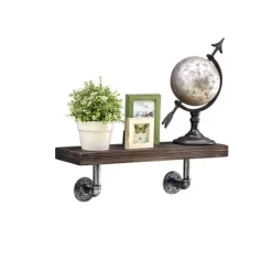 23.5" X 7.3" Industrial Pipe Wall Shelf - Danya B. 17 23.5" X 7.3" Industrial Pipe Wall Shelf - Danya B. -Online Home Decoration GUEST c7abb1c6 c93d 4f3b 8774 76c4a17f9d2e