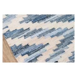 2'3"x8' Runner Geometric Woven Blue - Novogratz By Momeni -Online Home Decoration GUEST c7f7cbd8 3fbb 4b93 9fef 9696bf453e2d
