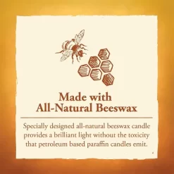 Candle By The Hour 60-Hour Round Candle Refill, Eco-friendly Natural Beeswax With Cotton Wick -Online Home Decoration GUEST c9eb2331 711d 417a 9f79 dd2a7e1040d7