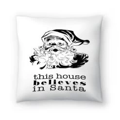 This House Believes In Santa By Tanya Shumkina Throw Pillow - Americanflat -Online Home Decoration GUEST cac706ed 1f6a 4c4e 84e2 aaca4de19d1e