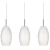 3-Light Batista Glass Pendant Matte Nickel/White - EGLO -Online Home Decoration GUEST cb4ff892 0427 4935 b000 901757eba47d