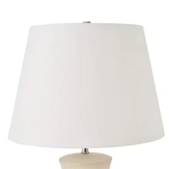 18.5" Organic Texture Ceramic Table Lamp - Nourison -Online Home Decoration GUEST cb7af24f 0f5e 40a1 a19e 6270e0c3cf3b