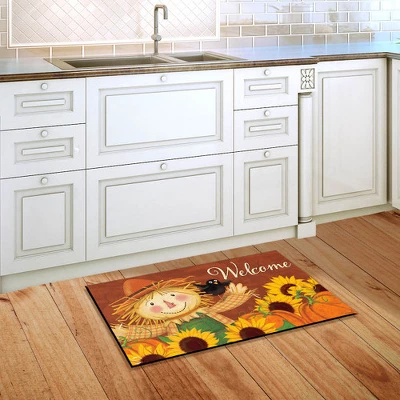 Briarwood Lane Happy Scarecrow Fall Doormat Sunflowers Autumn Indoor / Outdoor 30" X 18" 5 Briarwood Lane Happy Scarecrow Fall Doormat Sunflowers Autumn Indoor / Outdoor 30" X 18" - Image 3