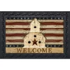 Briarwood Lane Americana Welcome Doormat Patriotic Primitive Birdhouse Indoor Outdoor 30" X 18" -Online Home Decoration GUEST ccc3b1f6 6e7b 4f72 b2d0 b54913d54c2a