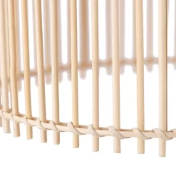 58" Barden Matte Black Floor Lamp With Bamboo Shade - Globe Electric -Online Home Decoration GUEST ccfb1990 4a39 49c0 b1ca 8008ce77a987