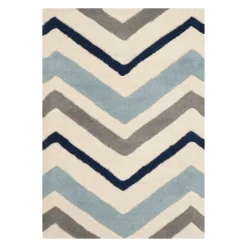 Dublin Chevron Geometric Tufted Area Rug - Safavieh -Online Home Decoration GUEST cd8dc2ee 07db 4336 ad8b 0390854df18a
