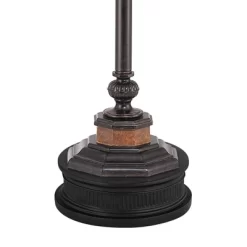 Kathy Ireland Sonnett Vintage Rustic Floor Lamp With Black Riser 68" Tall Bronze Metal Faux Marble Ivory Linen Bell Shade For Living Room Bedroom Home 8 Kathy Ireland Sonnett Vintage Rustic Floor Lamp With Black Riser 68" Tall Bronze Metal Faux Marble Ivory Linen Bell Shade For Living Room Bedroom Home -Online Home Decoration GUEST ce26176a d0a2 411d 9756 038422c04f6e
