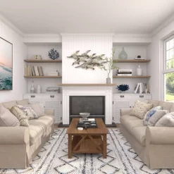 Metal Bird Flying Flock Of Wall Decor White - Olivia & May -Online Home Decoration GUEST ce4e93a9 7aa6 4bd6 a3e7 1b1fa0ce8d23