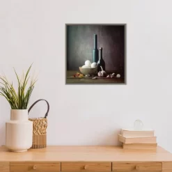 16" X 16" Kitchen Eggs And Bottles Still Life By Luiz Laercio Framed Wall Canvas - Amanti Art -Online Home Decoration GUEST d5bfcfaf 9ff3 4497 99b5 26cc9f5bcfc4