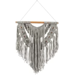 Cotton Macrame Intricately Weaved Wall Decor With Beaded Fringe Tassels - Olivia & May -Online Home Decoration GUEST d5e84dfb 46e0 4d0c 9c32 225c05054d79