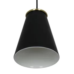 10.38" Metal Pendant Ceiling Light Black - Cresswell Lighting -Online Home Decoration GUEST d673bb70 8da6 408a 993b 933c730caf7a