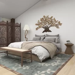 Traditional Metal Tree Indoor Outdoor Wall Decor With Leaves Brown - Olivia & May 35 Traditional Metal Tree Indoor Outdoor Wall Decor With Leaves Brown - Olivia & May -Online Home Decoration GUEST d85c8230 ce0b 4a98 aca2 470ed52cfc7f