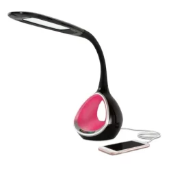15" Color Changing Desk Lamp Black (Includes LED Light Bulb) - OttLite
