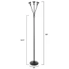 Hastings Home 3 Head LED Floor Lamp With Adjustable Arms, Touch Switch And Dimmer – Black -Online Home Decoration GUEST d9987289 04ea 4bc4 8cac 7e3cfd6390fb