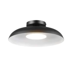 1-Light LED Integrated Matte Black Flush Mount Ceiling Light - Globe Electric -Online Home Decoration GUEST da97c2cd 8e47 4722 95ae 08120ae15e51