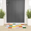 Lane And Lucia Retro Rainbow Checkerboard Welcome Mat - Society6 -Online Home Decoration GUEST daba29b2 6dea 4ae2 b2d2 696ad0b8f7b4