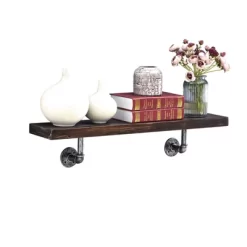 35.5" X 7.5" Industrial Pipe Wall Shelf - Danya B. -Online Home Decoration GUEST e01b6b42 9515 4c36 9c19 df10670f075d