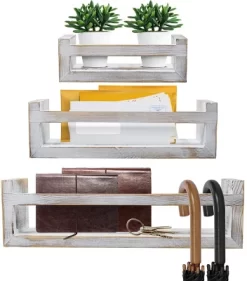 Sorbus Rustic Wooden Floating Shelves Set Of 3 Gray 11 Sorbus Rustic Wooden Floating Shelves Set Of 3 Gray -Online Home Decoration GUEST e096e925 1c1b 4613 bbbe 1189e105c667