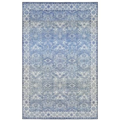 Marcel Persian Style Inspired Traditional Area Rug Blue/Gray - Captiv8e Designs 12 Marcel Persian Style Inspired Traditional Area Rug Blue/Gray - Captiv8e Designs - Image 10