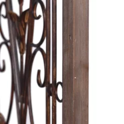 Traditional Scroll Iron Design Wood Framed Wall Art Brown - StyleCraft -Online Home Decoration GUEST e138b79d ab49 40af a8f2 85c11f61b237