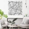 LuxenHome Large Black Abstract Square Metal Wall Decor 1 LuxenHome Large Black Abstract Square Metal Wall Decor -Online Home Decoration GUEST e1f26e0a 1f75 4a1a a7bd 69ddd60861e7