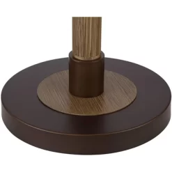 Franklin Iron Works Astoria Rustic Farmhouse Floor Lamp 71" Tall Bronze Faux Wood 3 Light Tree Tea Alabaster Glass For Living Room Bedroom Office Home -Online Home Decoration GUEST e3b80766 6d12 49ff b0af febfc0b15afa