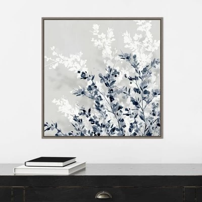 22" X 22" Blue Spring I By Isabelle Z Framed Canvas Wall Art Gray Wash - Amanti Art 7 22" X 22" Blue Spring I By Isabelle Z Framed Canvas Wall Art Gray Wash - Amanti Art - Image 5