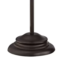 Franklin Iron Works Wyatt II Industrial Rustic Farmhouse Arc Floor Lamp 66" Tall Dark Bronze Brown Metal For Living Room Reading Bedroom Office House -Online Home Decoration GUEST e406a01f d02a 43e7 ac1b 4710c1d681ef