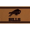 Evergreen Buffalo Bills Logo Turf Mat, Brown- 28 X 16 Inches Indoor Outdoor Doormat -Online Home Decoration GUEST e62b32b9 66d6 4986 8217 eb6da9ee232a