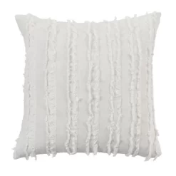 Saro Lifestyle Fringe Striped Design Throw Pillow -Online Home Decoration GUEST e76c5551 436d 4bf3 859f 44a3f4327f03