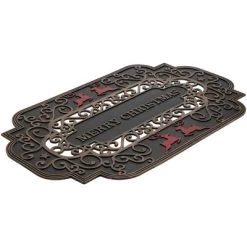 Northlight Black And Copper Reindeer "Merry Christmas" Doormat 18" X 30" -Online Home Decoration GUEST e7c7c21c 35d9 443b bced bd95e37314be