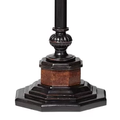 Kathy Ireland Sonnett Vintage Rustic Torchiere Floor Lamp With Side Lights 72" Tall Bronze Champagne Alabaster Glass Shade For Living Room Reading -Online Home Decoration GUEST e82e6be2 fb69 45b6 9d37 6fd43574bc26