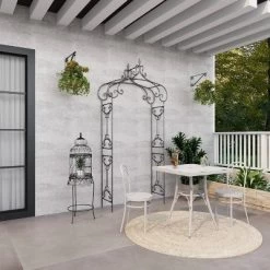 47" Iron Vintage Birdcage Black - Olivia & May -Online Home Decoration GUEST eb3feb39 44ba 42cd b61c bf8907007c5d