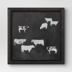 (Set Of 2) 12" X 12" Cow Collection II Framed Wall Canvases - Threshold™ -Online Home Decoration GUEST eba1d89c 78cc 4c5b 8c67 3a03cc2b6c22
