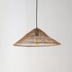 20.25" 1-Light Nova Farmhouse Coastal Rattan LED Pendant Brown - JONATHAN Y -Online Home Decoration GUEST ecd4c9f1 bed6 49d7 bca7 e40bb2a10887