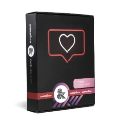 Amped Co 13 X 11 Inches Neon Desk Light Like Sign Symbol, Heart, Red And White -Online Home Decoration GUEST ecd597a6 1eff 4ead bda4 6a07427beed2