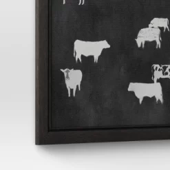 (Set Of 2) 12" X 12" Cow Collection II Framed Wall Canvases - Threshold™ -Online Home Decoration GUEST ed6cea91 4424 4805 8aee 4c4271b75676