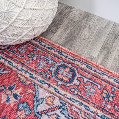 Cirali Ornate Large Medallion Washable Area Rug - JONATHAN Y 5 Cirali Ornate Large Medallion Washable Area Rug - JONATHAN Y - Image 3