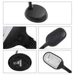 Adjustable Floor Lamp - 6ft Full Spectrum Natural Sunlight Lamp With Bendable Neck - Reading, Crafts, Esthetician Floor Light By Lavish Home (Black) -Online Home Decoration GUEST ed89d10f e4fa 4232 a642 2fe53697f06f